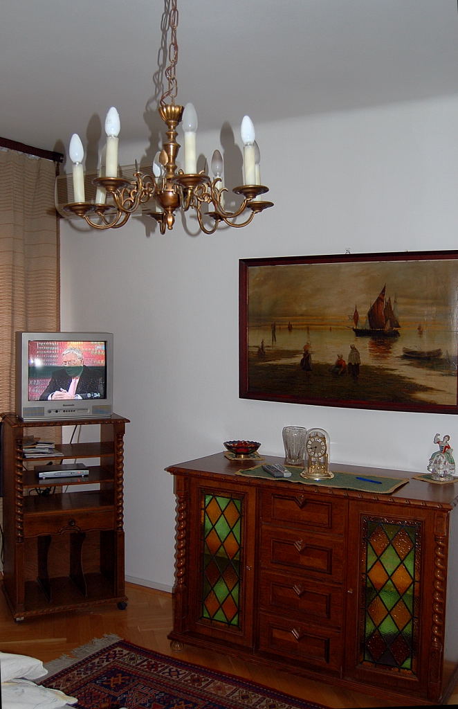 Budapest: See Our  apartment - Living Room (TV)