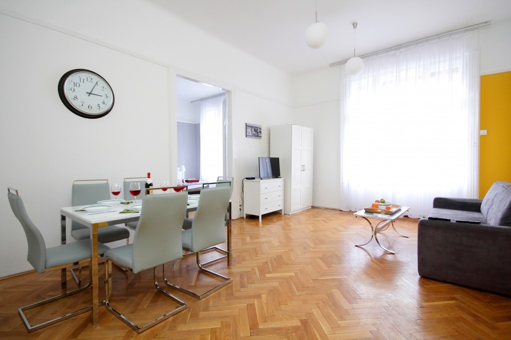 Budapest: Emerald apartment - Wohnzimmer